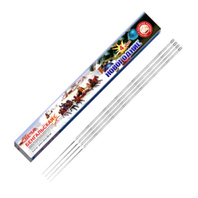 Новогодние 300-4 мм. Бенгальские огни купить в Беломорске | belomorsk.salutsklad.ru