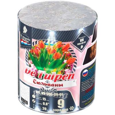 Тюльпаны Батарея салютов купить в Беломорске | belomorsk.salutsklad.ru