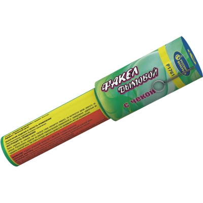 Дымовой (с чекой) зеленый Фальшфейер купить в Беломорске | belomorsk.salutsklad.ru
