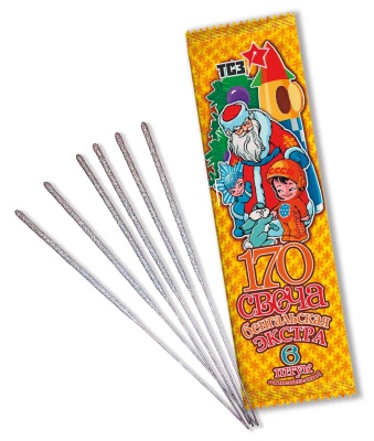 170 мм. Экстра Бенгальские огни купить в Беломорске | belomorsk.salutsklad.ru