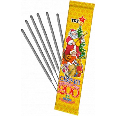 200 мм. Бенгальские огни купить в Беломорске | belomorsk.salutsklad.ru